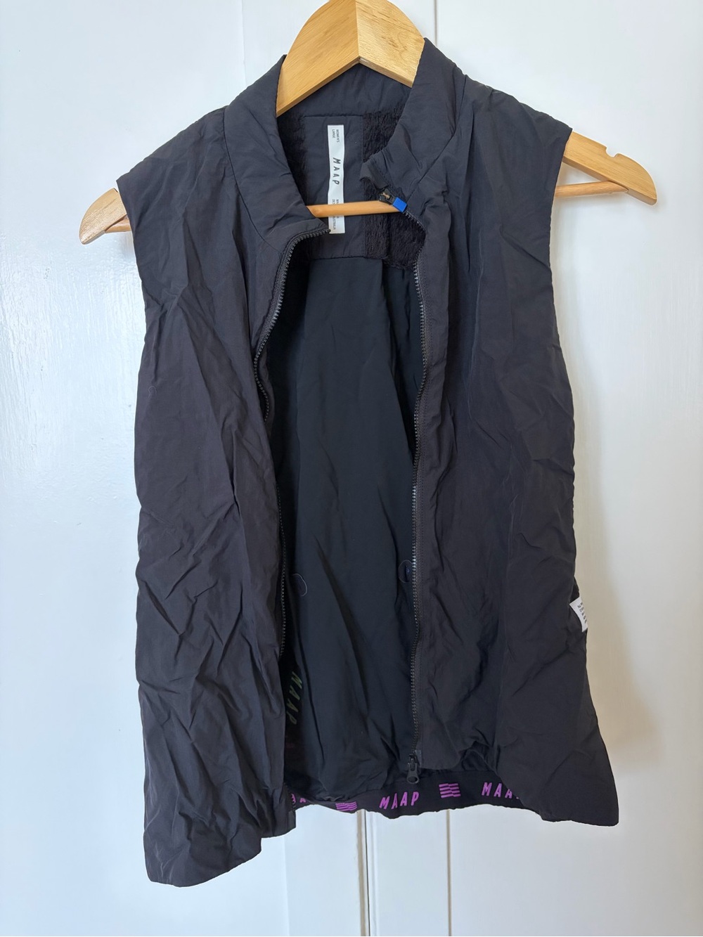 MAAP Womens Black Cycling Gilet Vest